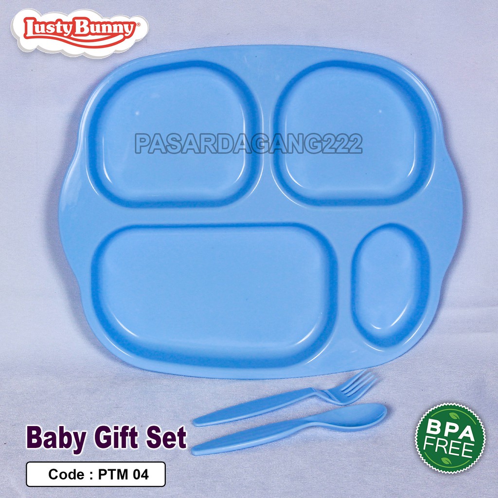 LUSTY BUNNY FEEDING SET PERALATAN MAKAN BAYI 1383