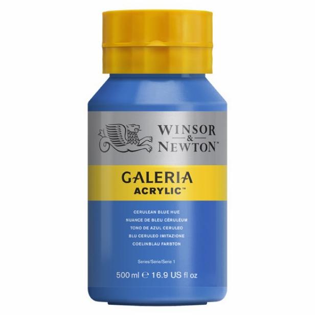 

Galeria Acrylic Colour 500 ml Cerulean Blue Hue Winsor & Newton