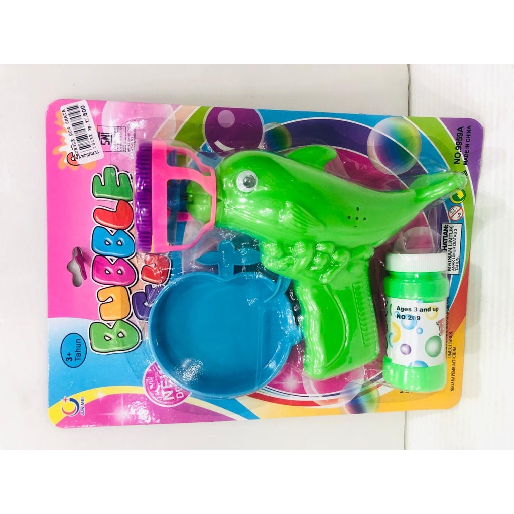 MAINAN PISTOL BUBBLE GUN LUMBA mainan anak saat mandi balon gelembung