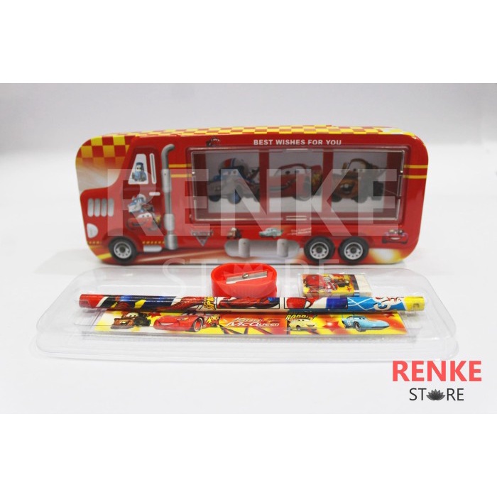 

Limited Kotak Pensil Kaleng Mobil - Study Stationery Set Paket Lengkap Promo