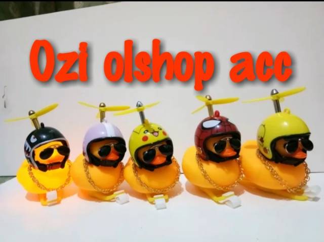 Best Seller Bebek Helm Berbaling Pajangan Untuk Mobil Dan Motor Lampu Led