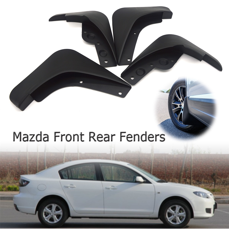 1 Set Mud Flap Pelindung Splash Untuk Mazda 3 Hatchback 2004 2005 2006 2007-2009