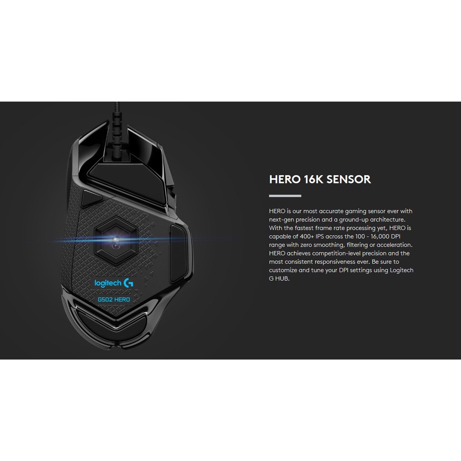 Mouse Logitech G502 Gaming Mouse Proteus Hero