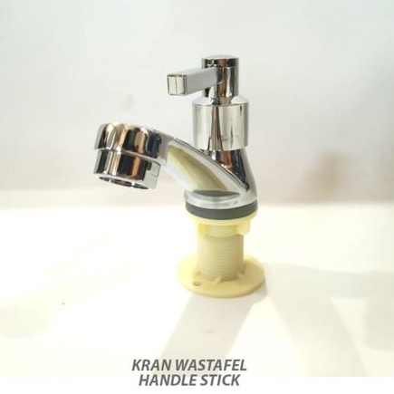 KRAN CUCI TANGAN KRAN WASTAFEL CUCI TANGAN BAHAN STAINLESS DI LAPIS CHROME TEBAL KUALITAS TEBAL KUAT