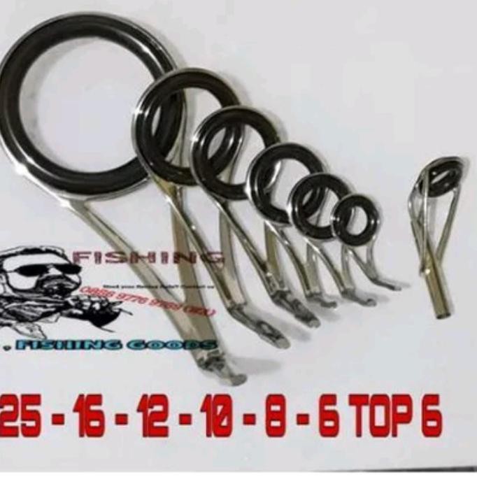 Ring Joran Fuji Yog Set Type Kaki Panjang - Hitam