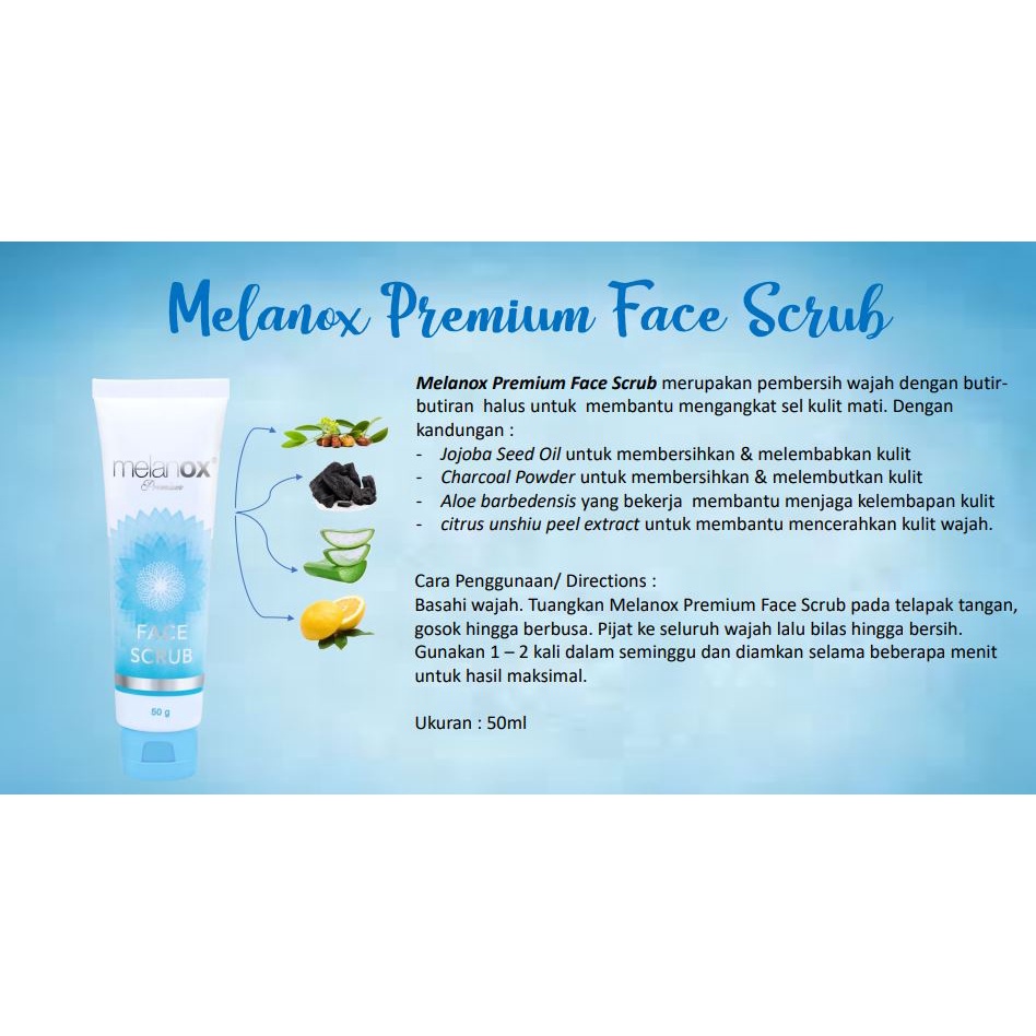 MELANOX PREMIUM FACE SCRUB 50GR / N017426