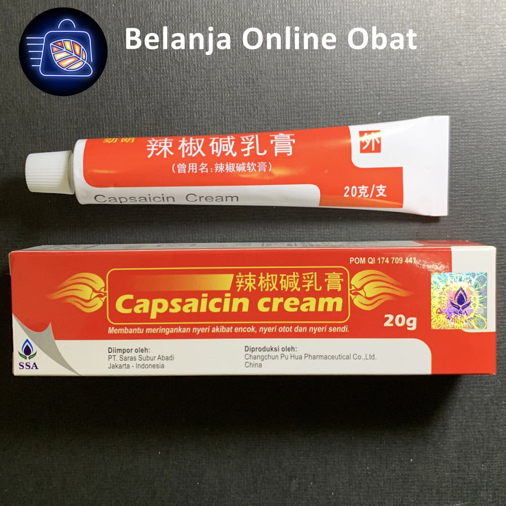 CAPSAICIN CREAM // Krim pereda nyeri otot dan sendi