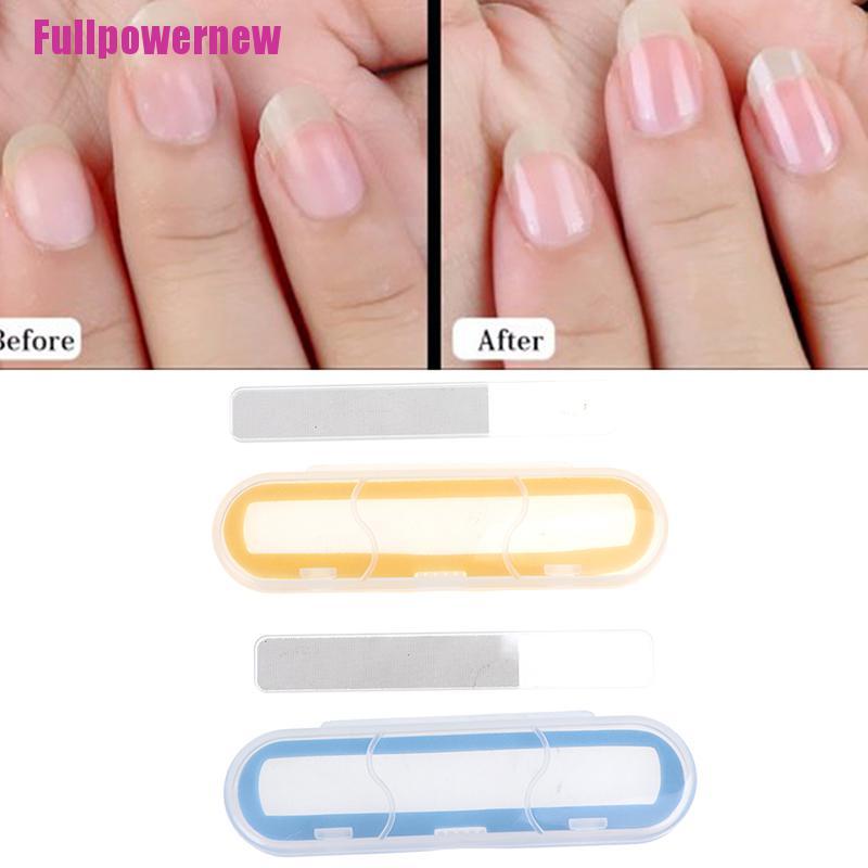 (Full) 1pc Alat Kikir Kuku Nano Glass Untuk Manicure/Nail Art