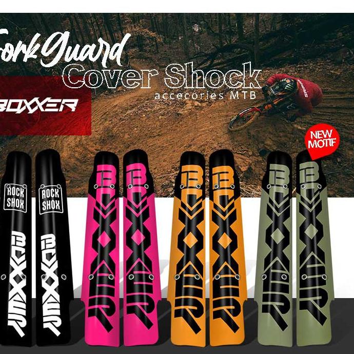 SPECIAL MOTIF SIMPEL BOXER/FORK GUARD / AKSESORIS MTB / PELINDUNG SKOK DEPAN SEPEDA MTB "NL.26Au22υ"