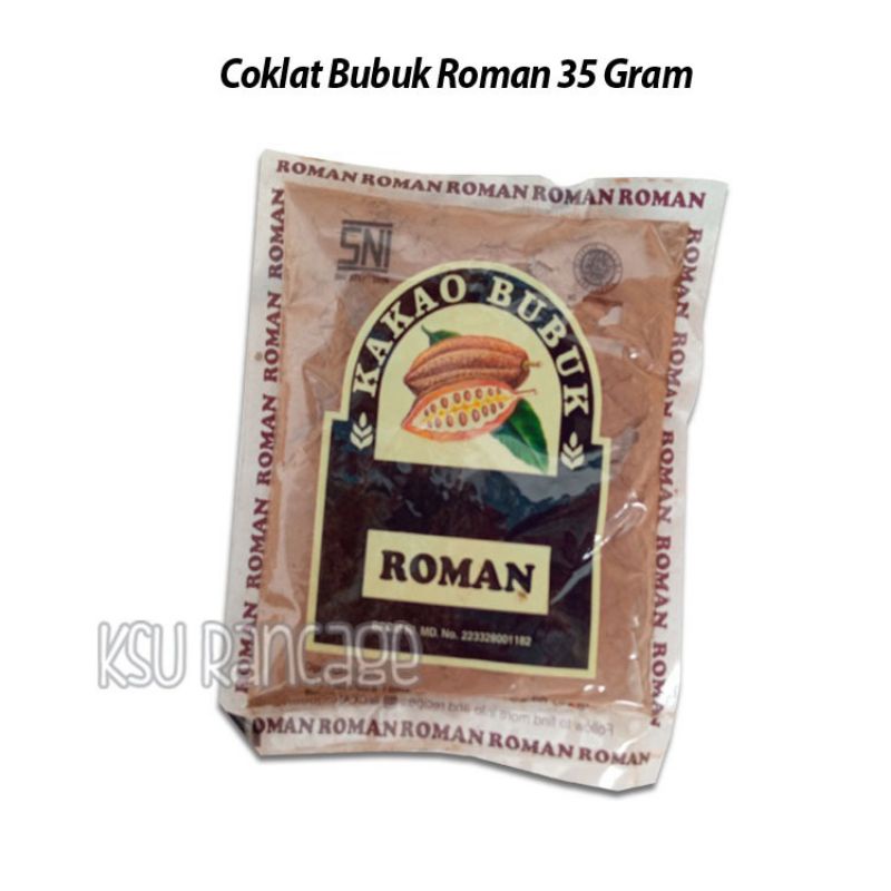 

Coklat Bubuk Roman 35 Gram