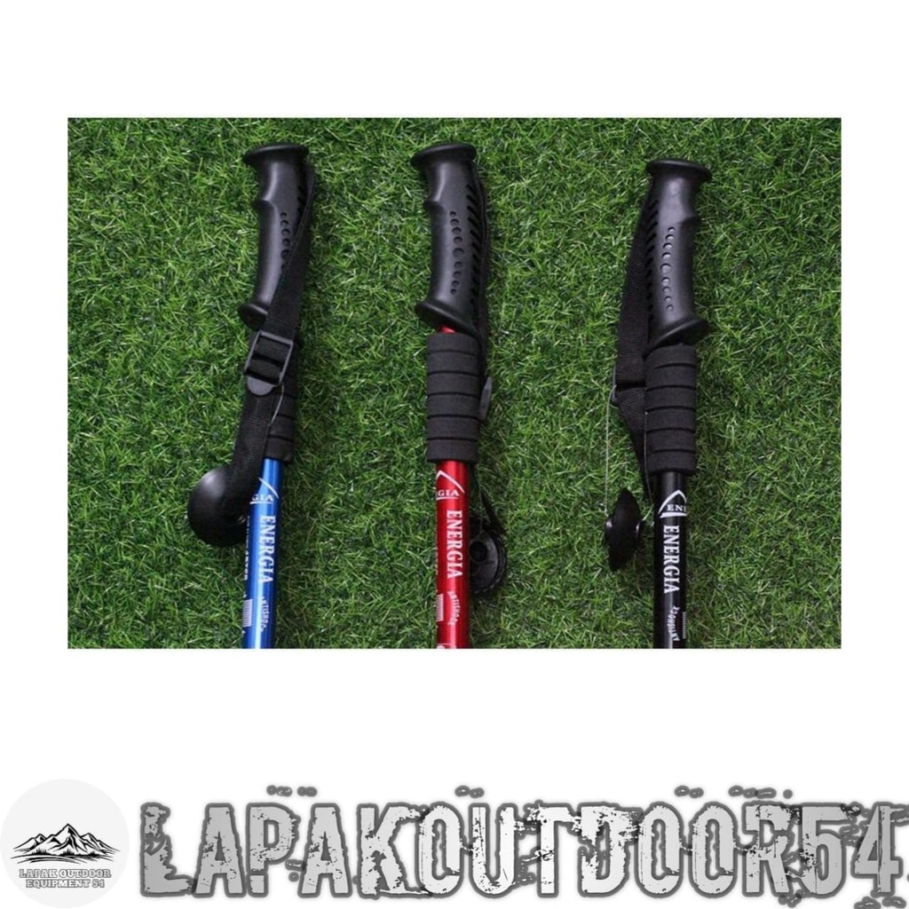 Tracking pole anti shock - treking pole alumunium - tongkat pendaki - treking pole