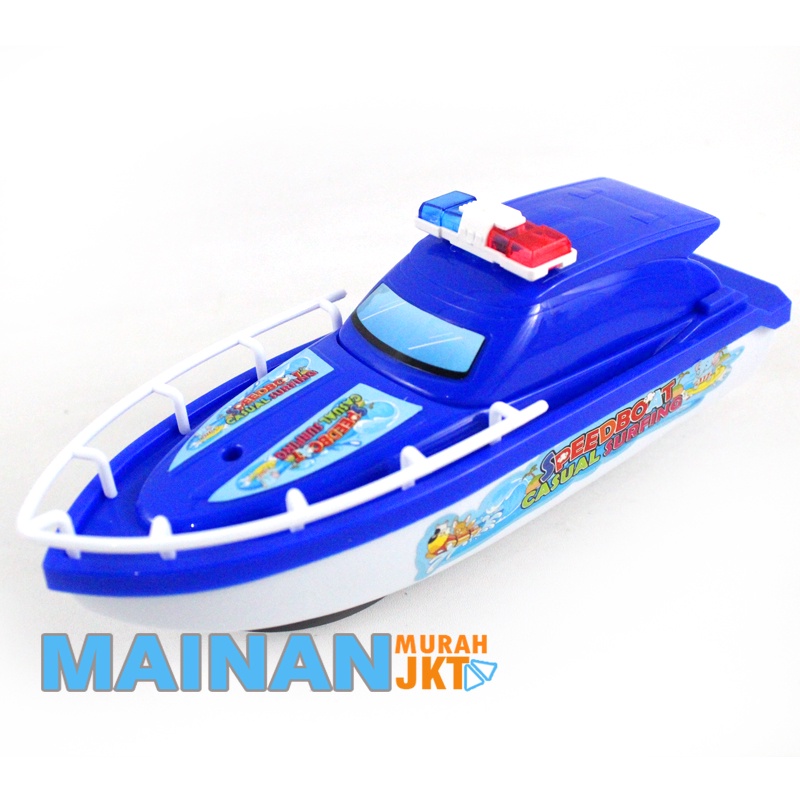MAINANKEI MAINAN ANAK MURAH SPEEDBOAT CASUAL SURFING LT117 MAINAN PERAHU KAPAL AIR ANAK LAKI LAKI