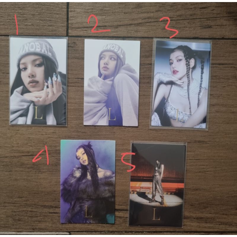 LALISA Rare Gold Photocard Solo Album