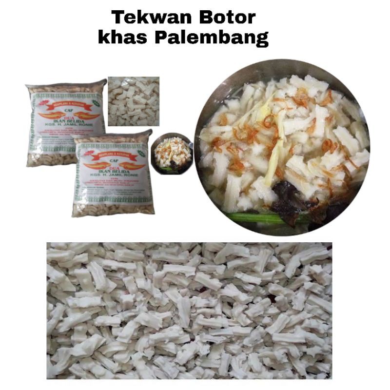 

500 gr Tekwan kering Botor khas palembang / tekwan palembang / tekwan ikan / tekwan botor