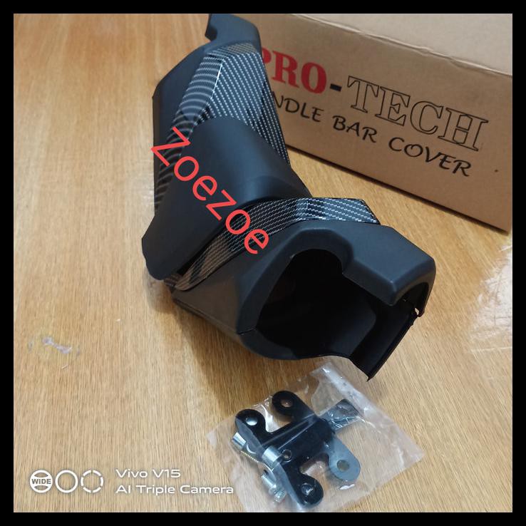 TERMURAH COVER HANDLE BAR CARBON PCX 150 LOKAL 2018 COVER STANG CARBON PCX 150 !!!