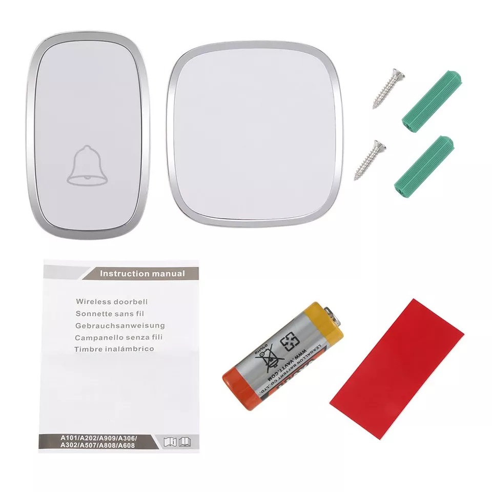 Bel Rumah Kantor Wireless Tanpa Kabel Waterproof