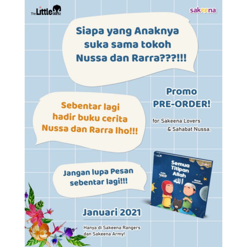 PO buku nusa rara semua titipan allah