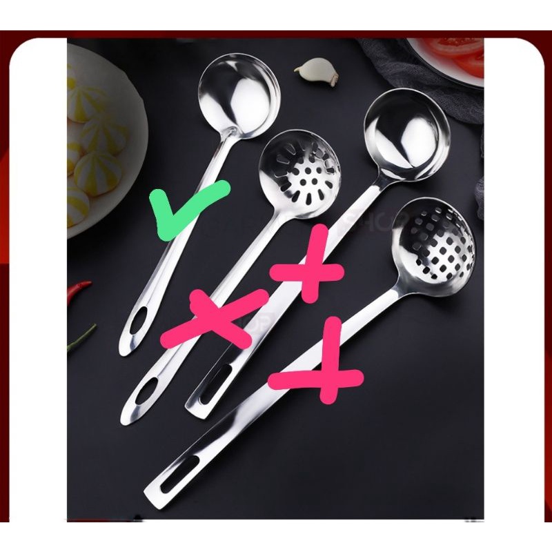 Centong kuah centong sayur stainless