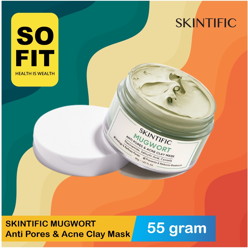 SKINTIFIC Acne Series / Anti Acne Serum / Acne Spot Treatment / Mugwort Anti Pores &amp; Acne Clay Mask / Alaska Volcano Clay Pores Cleansing Mask