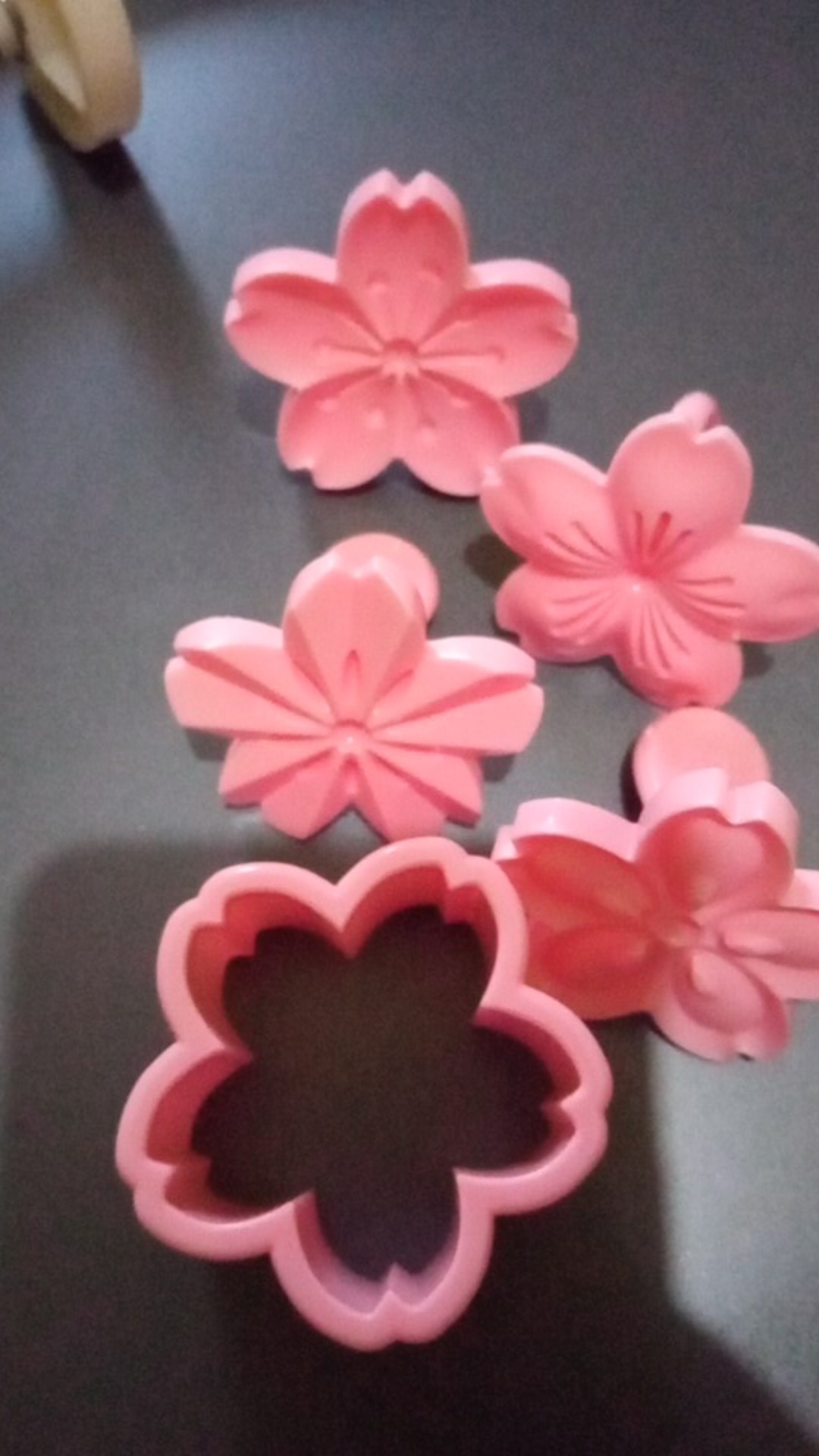 Sc 5pcs / Set Cetakan Kue / Biskuit / Fondant Diy Bentuk Bunga Sakura