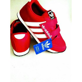 Y 519 sepatu  adidas  anak  sneakers sekolah hitam putih 