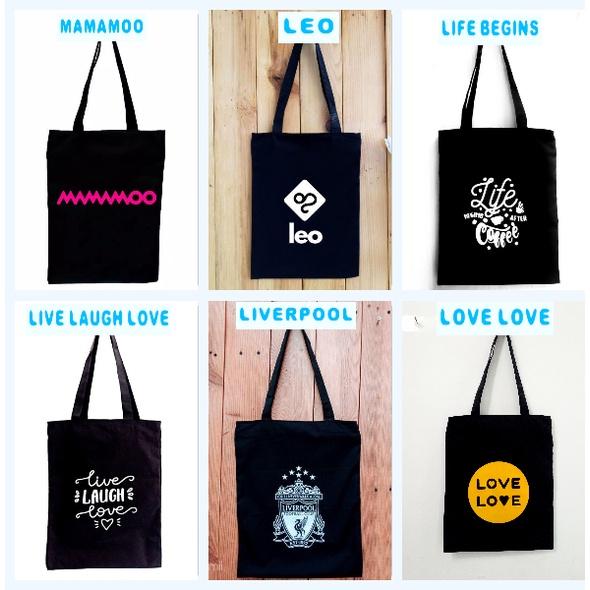 (PART 10 ) TOTEBAG  LIMITED EDITION bahan drill halus premium || kiiyoomii ||