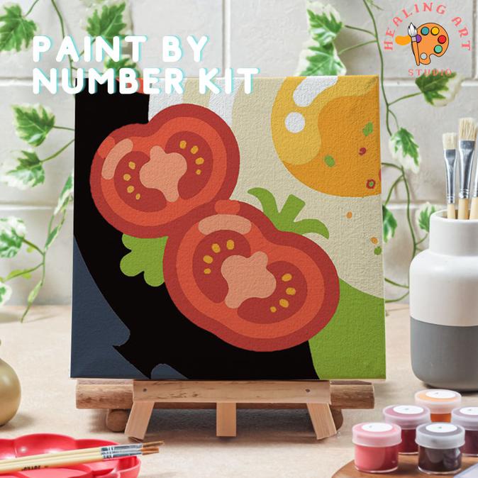 

BAYAR DITEMPAT Paint by number lukisan makanan food ver 2 canvas 20x20cm painting kit/CAT AKRILIK SET/CAT AKRILIK SET 24 WARNA/CAT AKRILIK PASTEL/CAT AIR/CAT AIR LUKIS SET/CAT AIR GIOTTO/KUAS LUKIS 1 SET/KUAS LUKIS KECIL/KUAS LUKIS LENGKAP/KANVAS