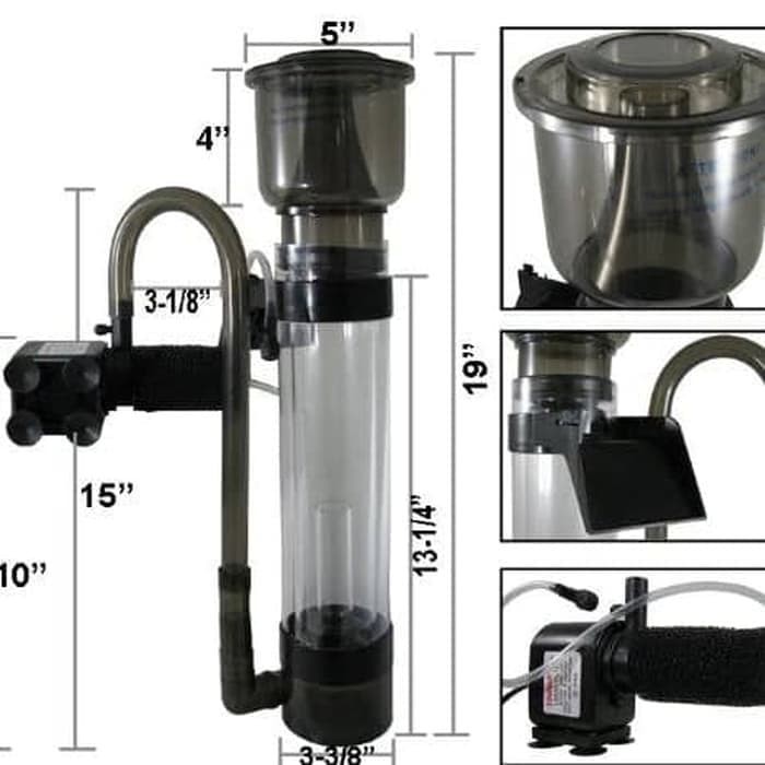 Jebo 180-II Akuarium Protein Skimmer + Pompa