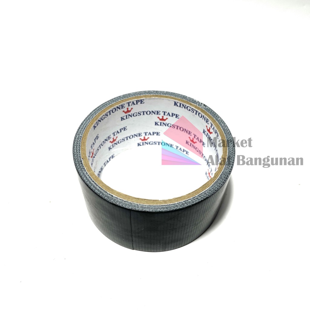 Lakban Hitam Kingstone 2”  / Cloth KainTape Jilid 2 Inch Panjang 8M 8 Meter