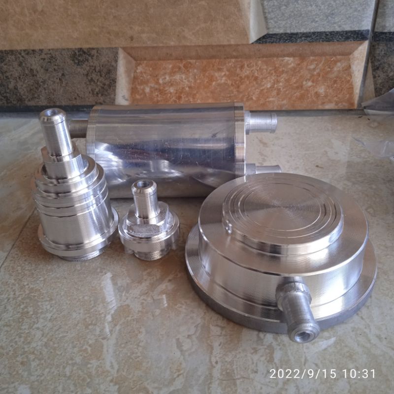 Paket timing sentrik pagoda tabung hawa tutup oli mesin chrome cnc honda grand-supra