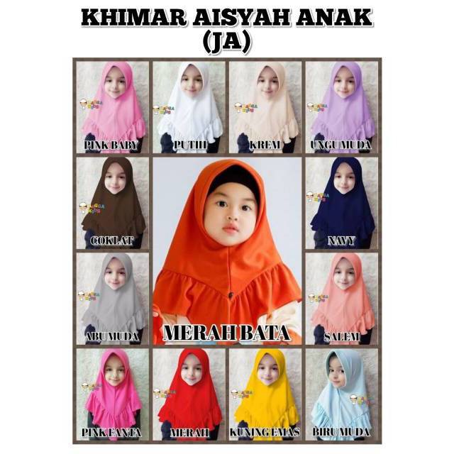 Jilbab Anak / Khimar anak/ khimar anak raggakids