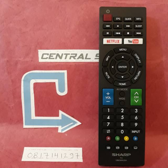 Remote TV Sharp GB234WJSA