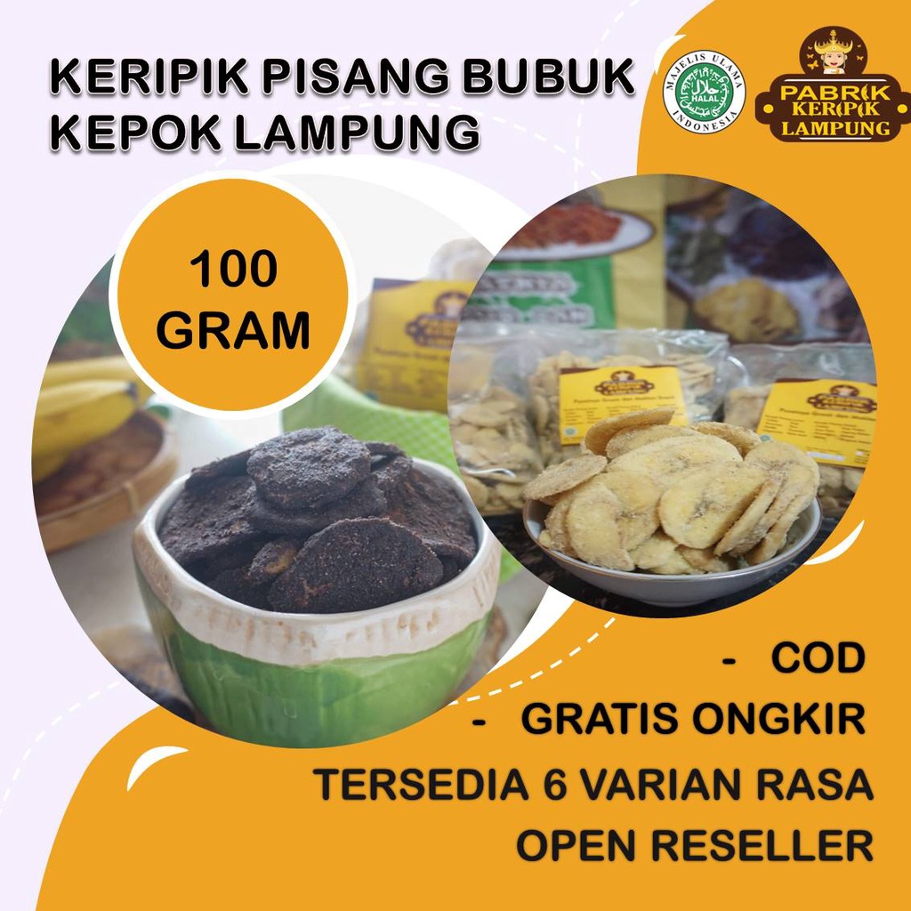 

100gram Keripik Pisang Bubuk by PABRIK KERIPIK LAMPUNG