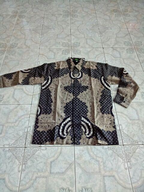Sukma Jaya Kemeja Batik Pria Lengan Panjang Full Furing Katun Halus Sragenan