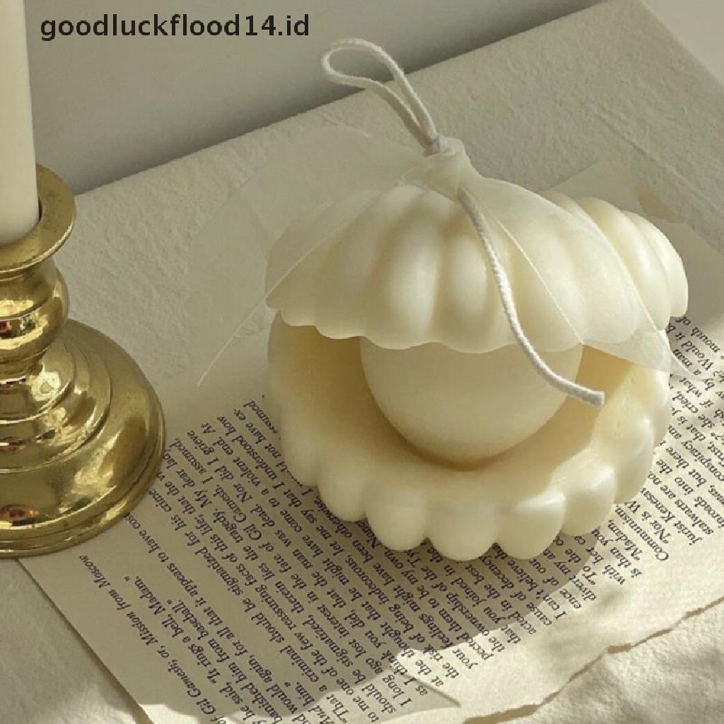 [OOID] Pearl Seashell Mold Soy Candle Making 3D Soap Cake Art Gifts Baking Decoration ID