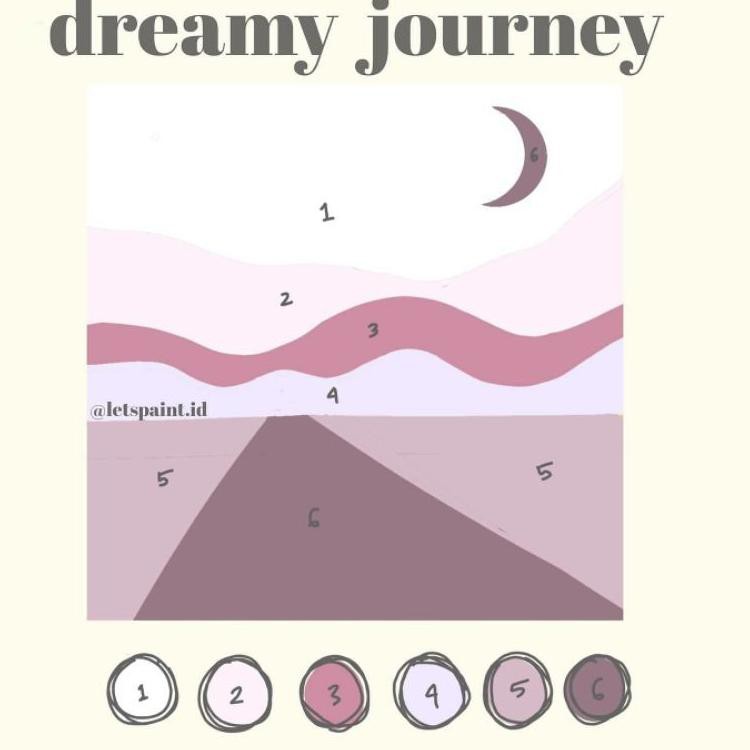 

Ready Y80LR Paint by number kit ( dreamy journey ) 48 Buruan Beli