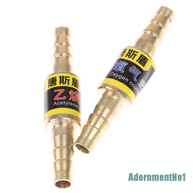 (Adornmentno1) 1pc Katup Pipa Flashback Arrestors Of Acetylene &amp; Oxygen Fuel Check