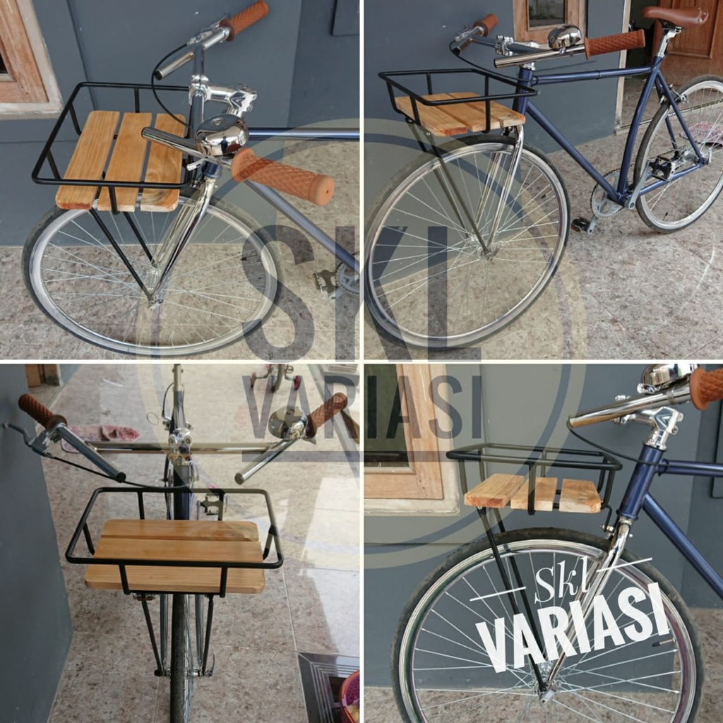  Keranjang  Depan  Front Rack Sepeda  Fixie Federal MTB Custom 