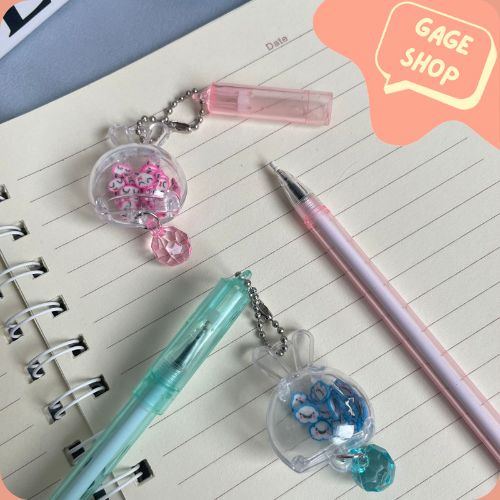 

pulpen bolpen gantungan kelinci buah bening pen lucu kebituhan anak sekolah imut bisa COD termurah bisa COD import