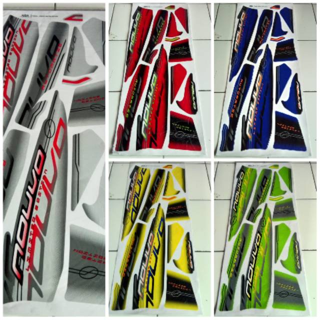Striping Stiker Lis Variasi Motor Yamaha Nouvo Lele - Limited Edition