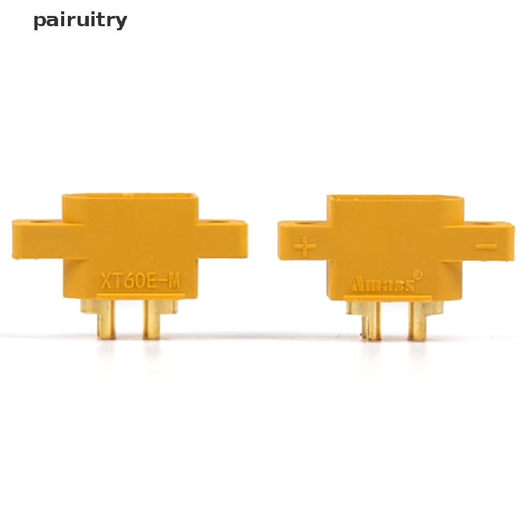 Prt 5pcs AMASS XT60E-M Plug Male XT60 Untuk RC Drone FPV Racing Fixed Board PRT