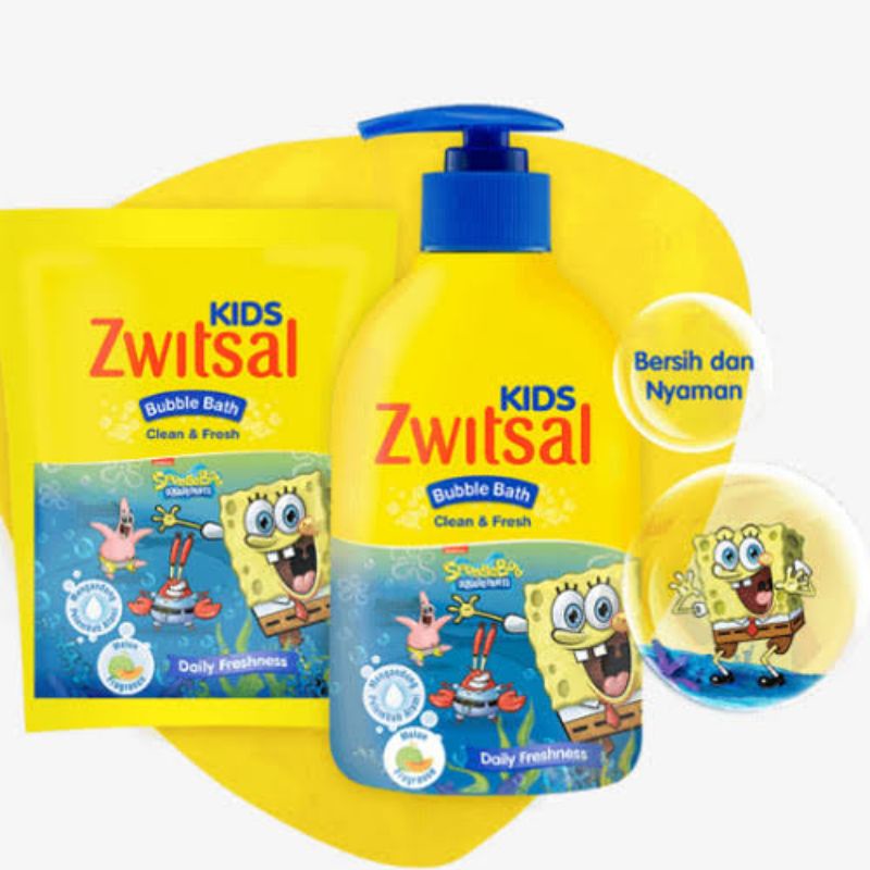 Zwitsal Kids Bubble Bath - Zwitsal Sabun Mandi Anak Foam