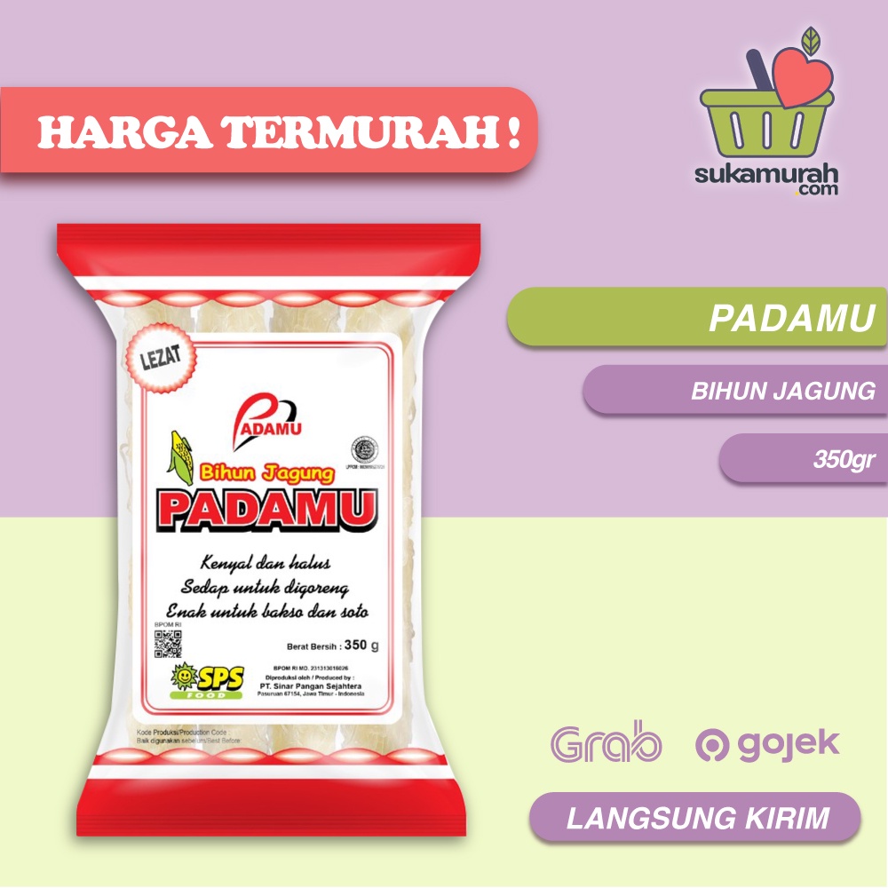 

BIHUN JAGUNG PADAMU 350GR GRAB GOJEK INSTANT TERMURAH