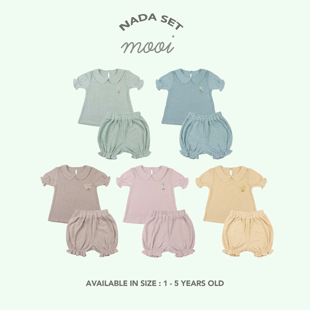 PROMO 7.7 PROMO BAJU LEBARAN MURAH MOOI NADA SET SETELAN ANAK BAJU PENDEK CELANA PENDEK FASHION ANAK PEREMPUAN 1 - 5 TAHUN