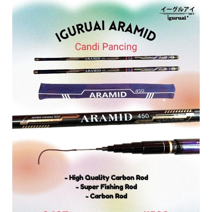 joran tegeg pole Iguruai Aramid / set kolong360 450