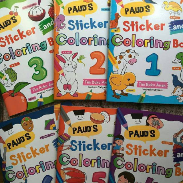 PAUD'S STICKER AND COLORING BOOK