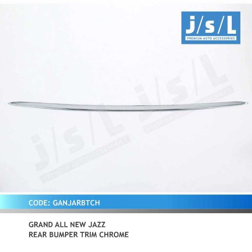 list bumper belakang grand all new jazz chrome