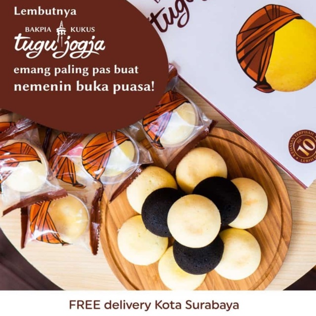 Bakpia kukus tugu jogja