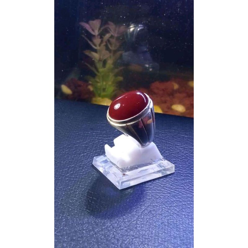 cincin batu akik yaman madu