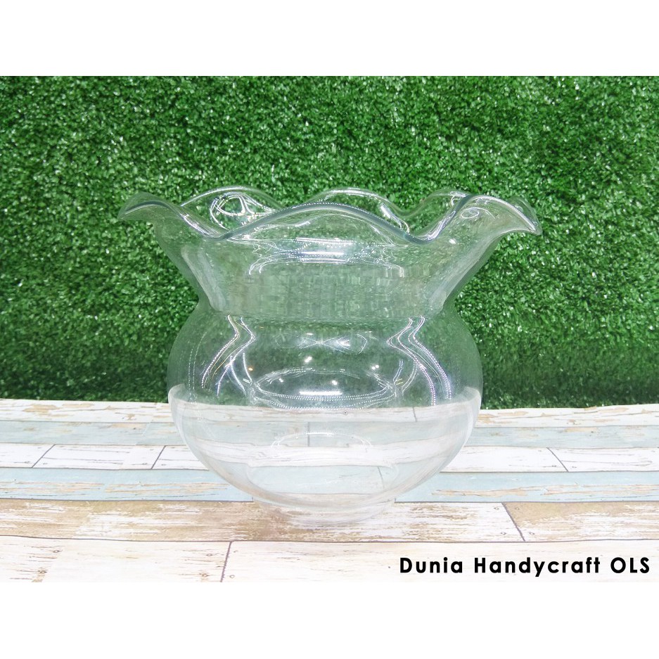 Vas Kaca Cumi Ukuran Kecil / Terrarium